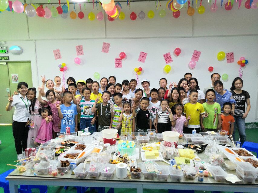 當(dāng)生產(chǎn)旺季迎來小候鳥，雅香麗百忙之中為員工舉辦親子活動(dòng)